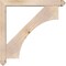 Ekena Millwork Westlake Arts and Crafts Smooth Bracket w/ Offset Brace, Douglas Fir, 5 1/2"W x 40"D x 40"H BKT0604X40X40WTL03SDF - alternate 2